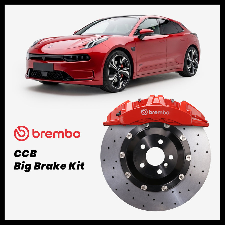 Zeekr 001 / FR Brembo X-Style FA-082 Forged 8-Piston Caliper with 410mm CCB carbon ceramic brake rotor