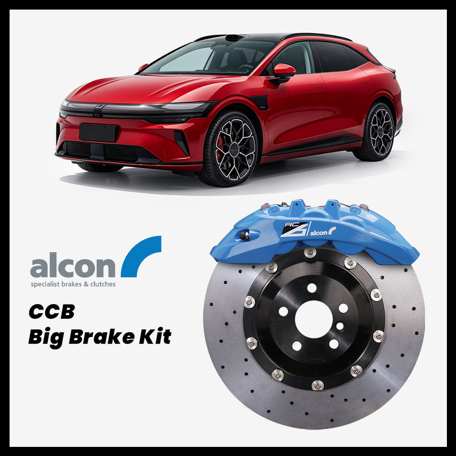 Zeekr 007 GT Alcon RC6 6-Piston Caliper with 380mm CCB carbon ceramic brake rotor