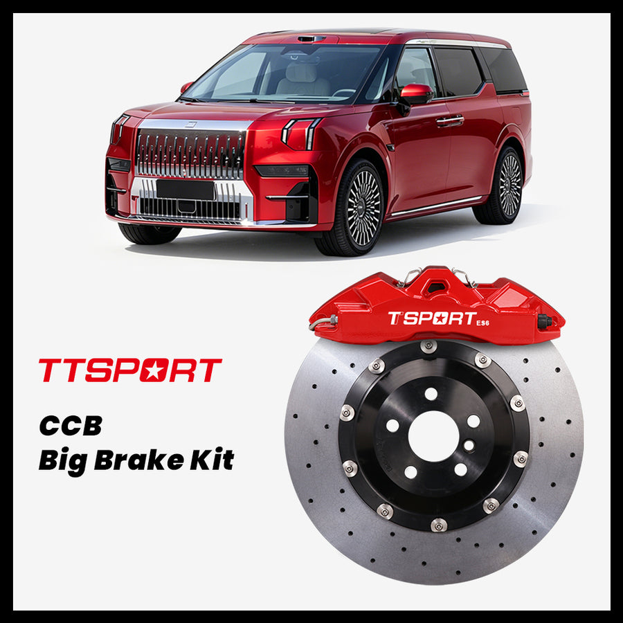 Zeekr 009 TTSPORT ES6 6-Piston Forged Caliper with 380mm CCB carbon ceramic brake rotor