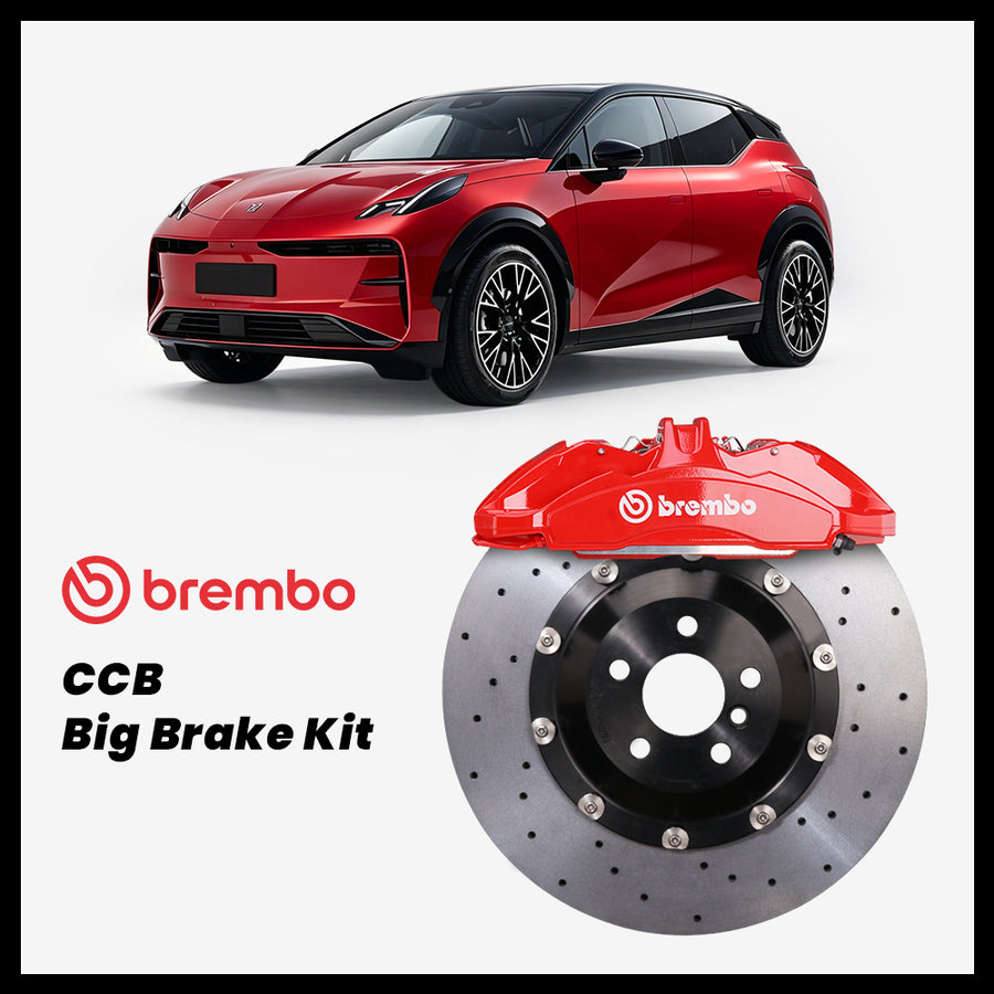 Zeekr X Brembo OEM Ford Shelby GT350 Mustang 6-Piston Caliper with 390mm CCB carbon ceramic brake rotor